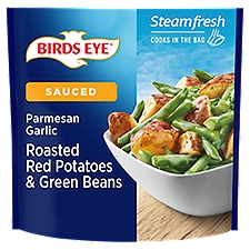 Birds Eye Steamfresh Sauced Parmesan Garlic Roasted Red Potatoes & Green Beans, 10.8 oz, 10.8 Ounce