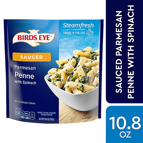 Birds Eye Steamfresh Sauced Parmesan Penne with Spinach, 10.8 oz