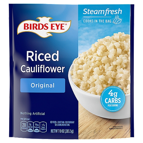 Birds Eye Steamfresh Original Riced Cauliflower, 10 oz