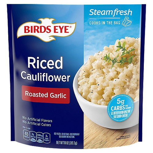 Birds Eye Steamfresh Roasted Garlic Riced Cauliflower, 10 oz
