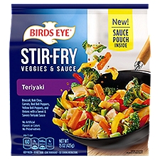 Birds Eye Stir Fry Veggies and Sauce Teriyaki, Frozen Vegetables, 15 Ounce