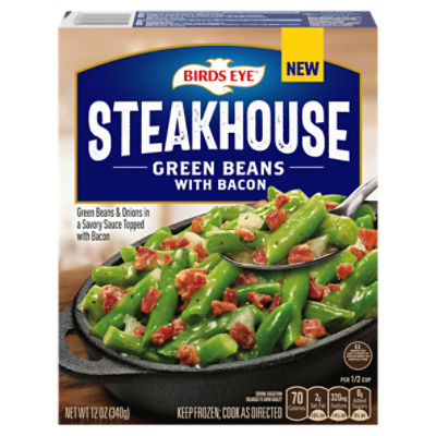 Birds Eye Steakhouse Green Beans with Bacon, 12 oz Image 7 of 9