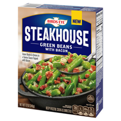 Birds Eye Steakhouse Green Beans with Bacon, 12 oz Image 8 of 9