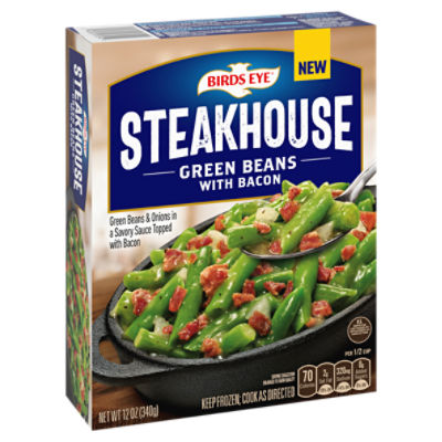 Birds Eye Steakhouse Green Beans with Bacon, 12 oz Image 9 of 9