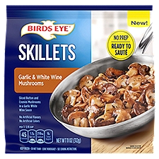 Birds Eye Skillets Garlic and White Wine Mushrooms, Frozen Vegetables, 11 oz.