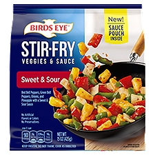 Birds Eye Stir-Fry Sweet & Sour Veggies & Sauce, 15 oz, 15 Ounce