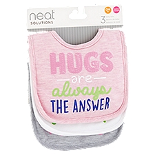 Neat Solutions Baby Bibs 0 M+, 3 Each