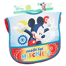 Disney Mickey Mouse Toddler Bibs, 2 count