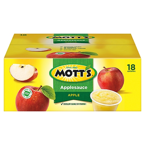 Mott's Apple Applesauce, 4.0 oz, 18 count