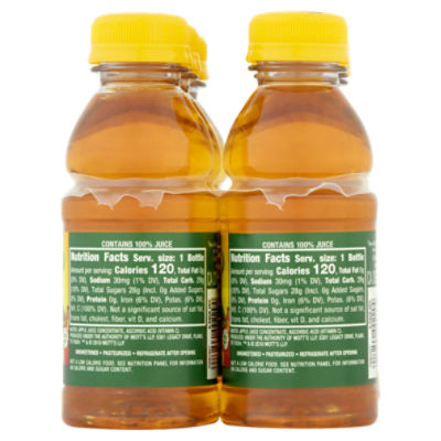 Mott's 100% Original Apple Juice - 6pk/8 fl oz Bottles