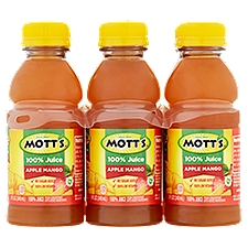 Mott's Apple Mango 100% Juice, 8 fl oz, 6 count