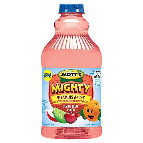 Mott's Mighty Flying Fruit Punch Flavored Juice Beverage, 64 fl oz