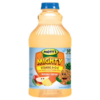 Mott's Mighty Incredible Tropical Juice Drink, 64 Fl Oz Bottle ShopRite