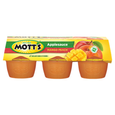 Mott's Mango Peach Applesauce, 6 count