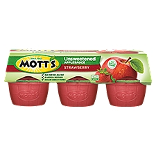 Mott's Applesauce Strawberry Unsweetened, 1 Each