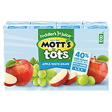 Mott's for Tots Apple White Grape - 8 Pack Boxes, 54 Fluid ounce