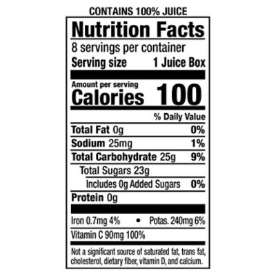 Mott's 100% Juice Fruit Punch Juice, 8 fl oz, 6 Count Bottles 