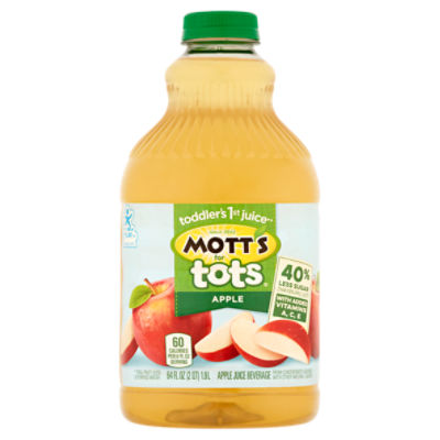 Mott's for Tots Apple Juice Beverage, 64 fl oz, 64 Fluid ounce