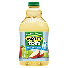 Mott's for Tots Apple White Grape, Juice, 64 Fluid ounce
