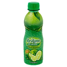 Realime 100% Lime Juice - Single Bottle, 8 Fluid ounce