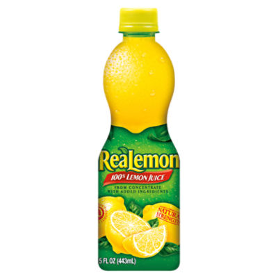 ReaLemon 100 Lemon Juice, 15 fl oz