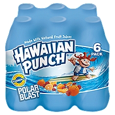 Hawaiian Punch Polar Blast Juice Drink, 6 count