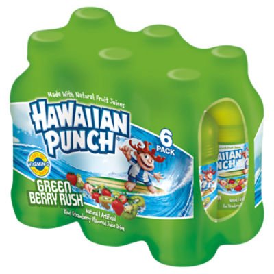 Hawaiian Punch Juice Drink Lemon Berry Squeeze - 6 pk