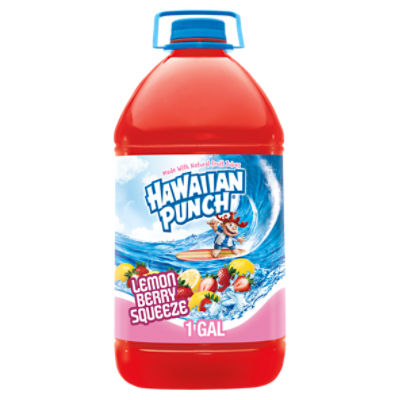 Hawaiian Punch Lemon Berry Squeeze Juice Drink, 1 gal