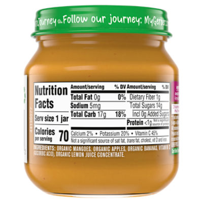 gerber baby food meat nutrition facts