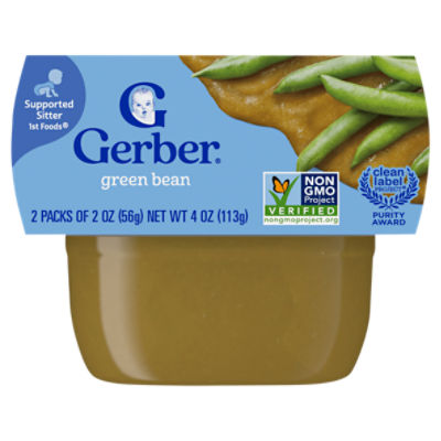 Gerber 1st Foods Green Bean, Baby Food
