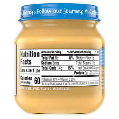 gerber baby food jar label