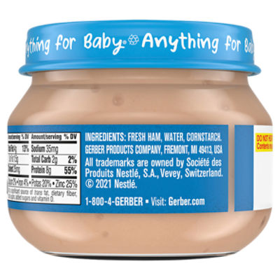 Gerber 2nd Foods Chicken and Chicken Gravy Baby Food Jars for Sitters