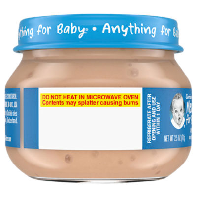 Gerber ham and hot sale gravy baby food