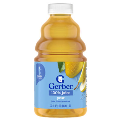 Gerber Pear Juice, Toddler, 12+ Months, 32 fl oz