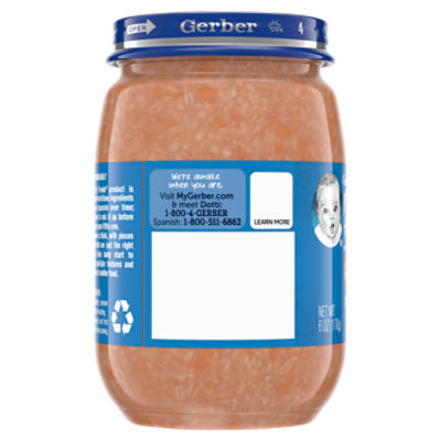 Gerber 2024 peach oatmeal