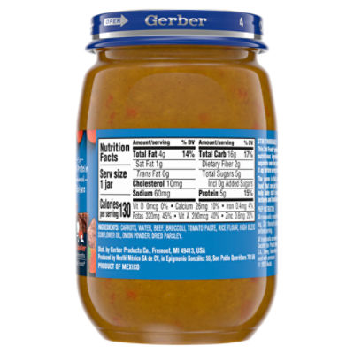 Gerber sales 3rd foods