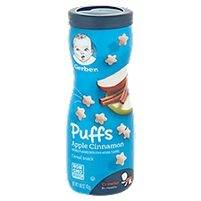 Gerber Puffs Cereal Snack - Apple Cinnamon, 1.48 Ounce