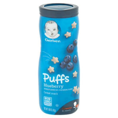 Gerber Puffs Cereal Snack Blueberry