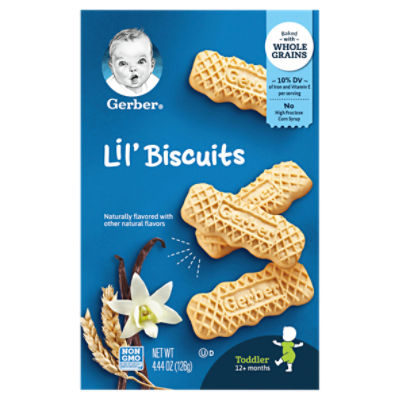 Gerber Lil' Biscuits, Toddler, 12+ Months, 4.44 oz, 4.44 Ounce