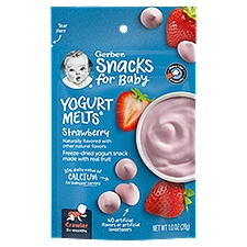 Gerber Yogurt Melts Strawberry, , 1 Ounce