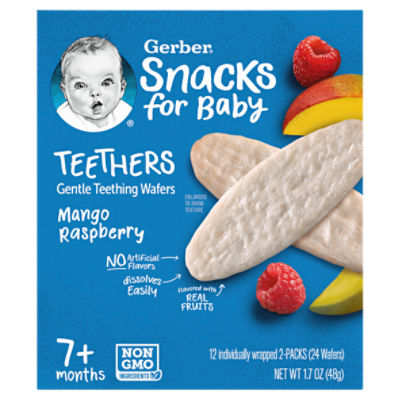  Beech-Nut Toddler Snacks, Mini Waffles with Hidden Veggies,  Butternut Berry, Non-GMO, 3.2 oz Bag (7 Pack) : Baby