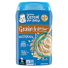 Gerber 2nd Foods Grain & Grow Multigrain Baby Food, Sitter, 8 oz