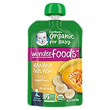 Gerber 2nd Foods Organic Pouch - Banana Squash, 3.5 Ounce