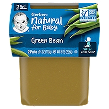 Gerber 2nd Foods Green Bean Sitter, Baby Food, 8 Ounce