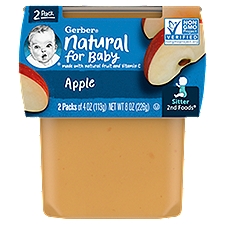 Gerber 2nd Foods Baby Apple Sitter, Baby Food, 8 Ounce