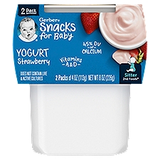 Gerber Yogurt Blends Strawberry MP8(2x4oz), 8 Ounce