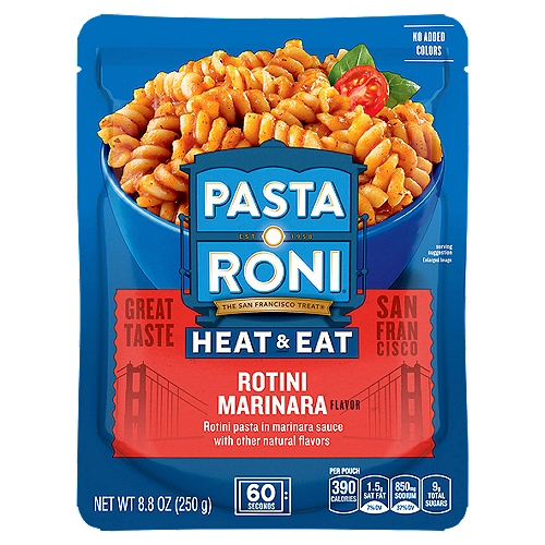 Pasta Roni Rotini Marinara Flavor Pasta, 8.8 oz