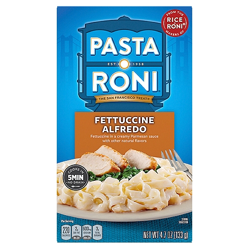 Pasta Roni Fettuccine Alfredo, 4.7 oz