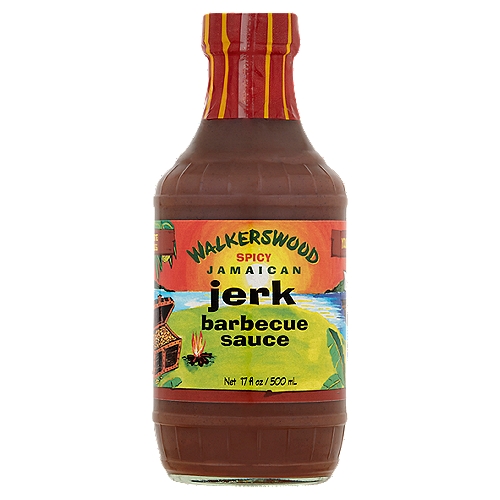 Walkerswood Spicy Jamaican Jerk Barbecue Sauce, 17 fl oz