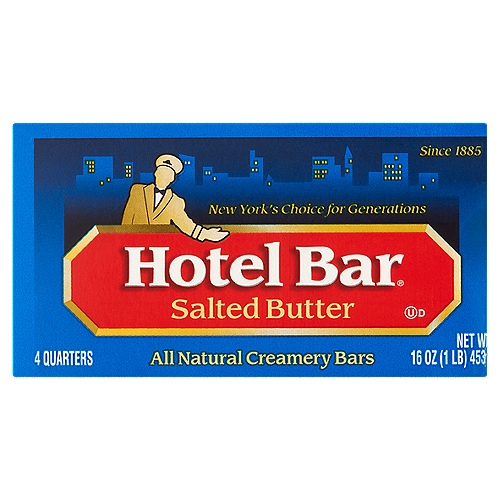 Hotel Bar Salted Butter, 4 count, 16 oz